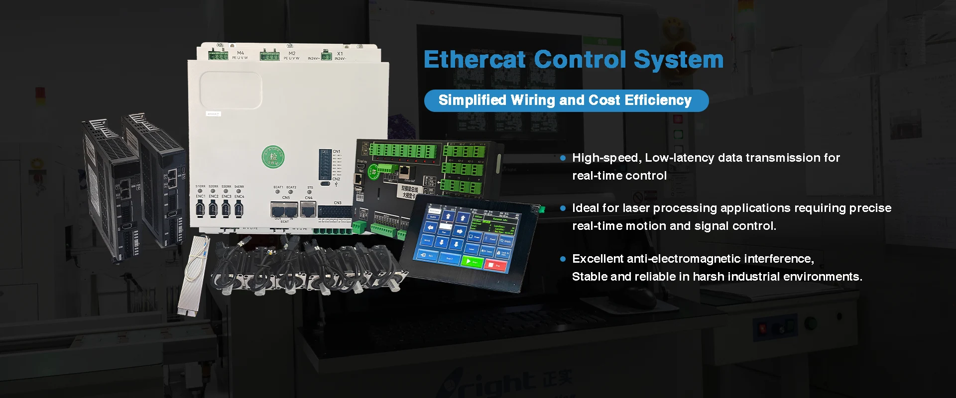 Ethercat vezérlő rendszer szállítója